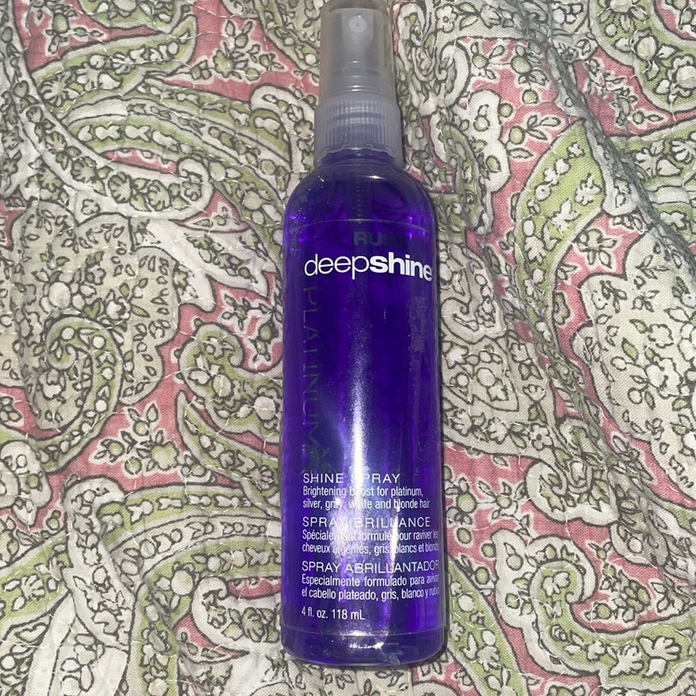 Rusk deepshine Platinum X shine spray 4fl oz - Picture 1 of 4